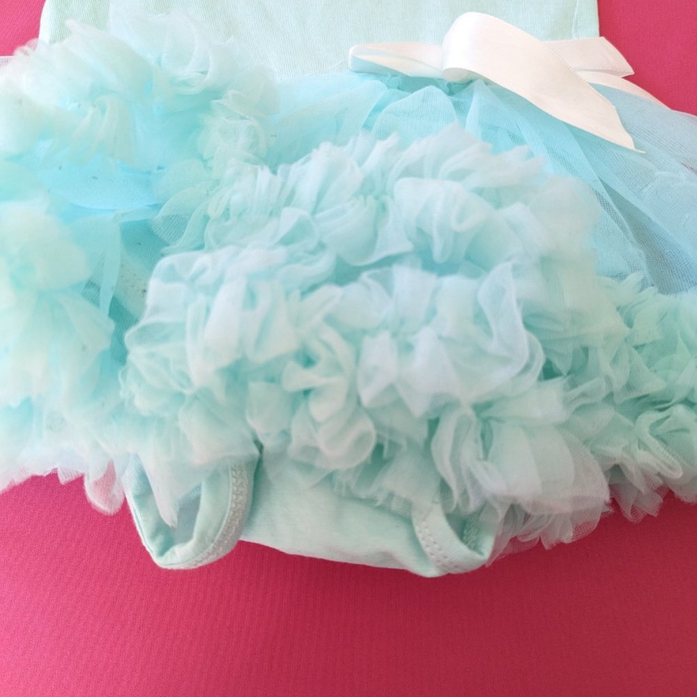 Baby Girl Tutu Bodysuit Dress Size 6-12M Baby & Co. NEW - Picture 2 of 6